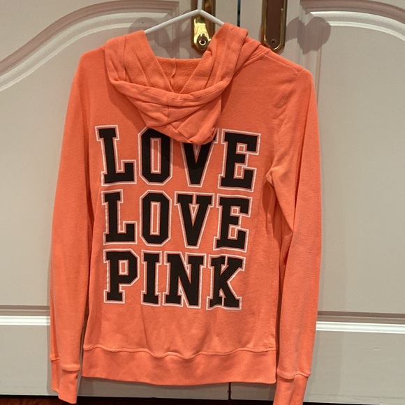 Victoria secret pink zip up sweater - Picture 2 of 2